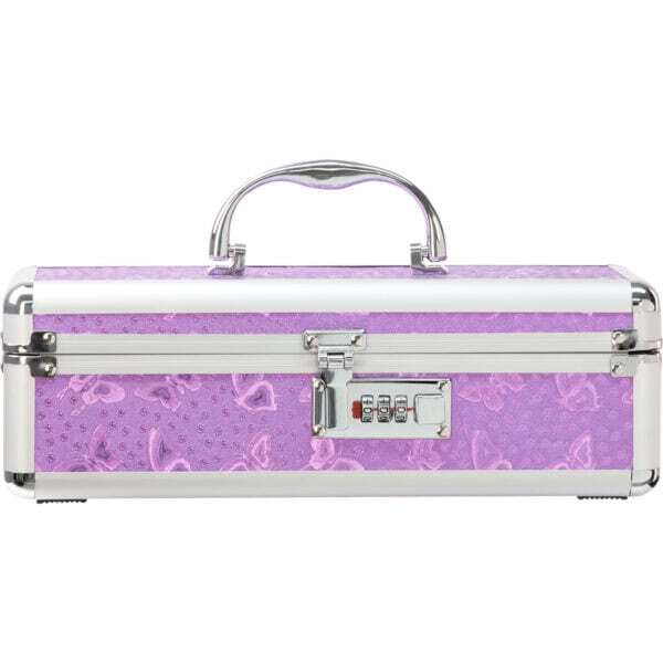 Buy and try  Lockable Toy Box Medium Purple sex toy storage by BMS