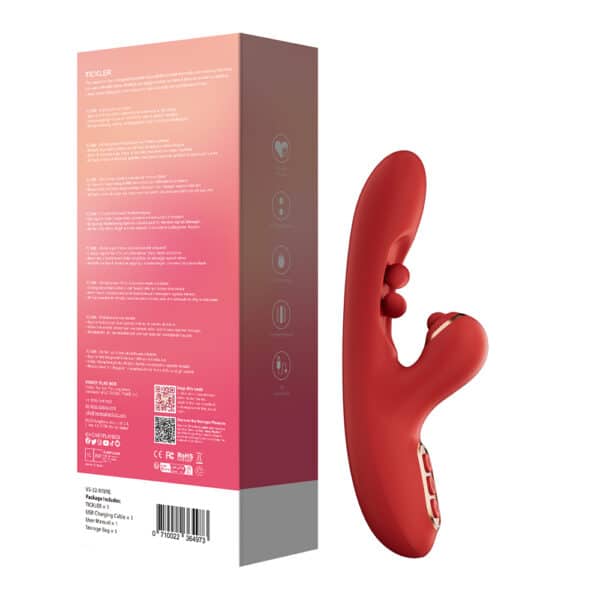 Buy a HPB Tickler Wiggling G-Spot Tap Clit Red vibrator.