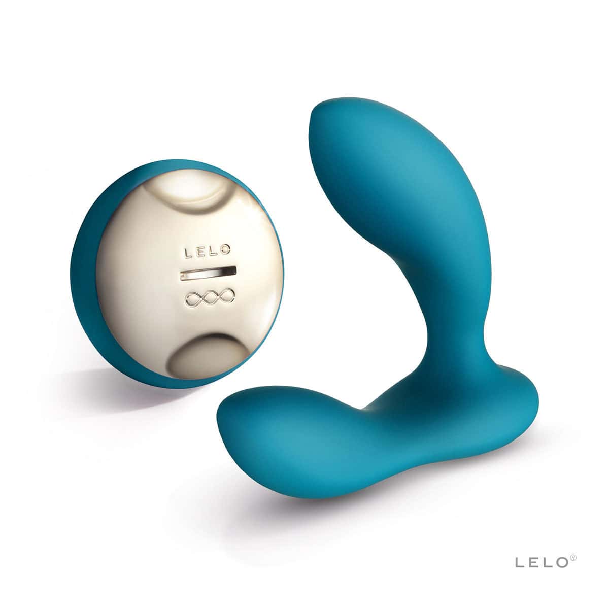 Buy a LELO Hugo  Ocean Blue vibrator.