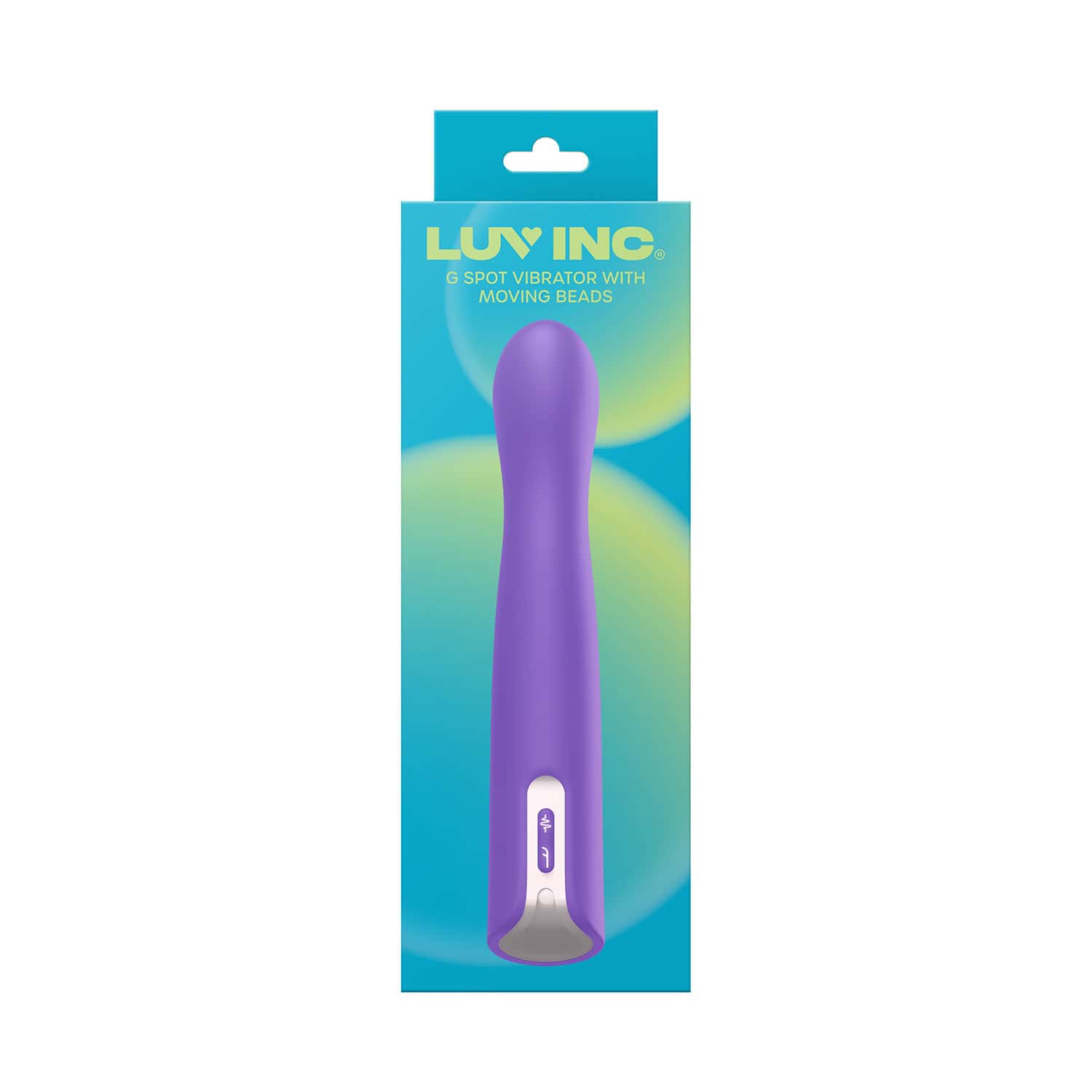 Buy a Luv Inc Gb63 G Spot Vibrator With Moving Beads Purple vibrator.