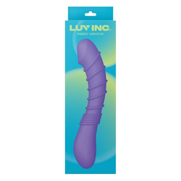 Buy a Luv Inc Rv21 Ribbed Vibrator Purple vibrator.