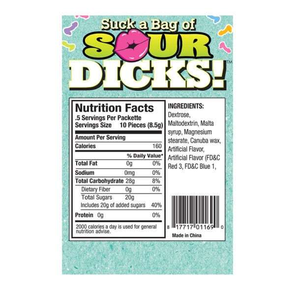 Buy  Suck a Bag of Sour Dicks 25 Piece Bag book for her.