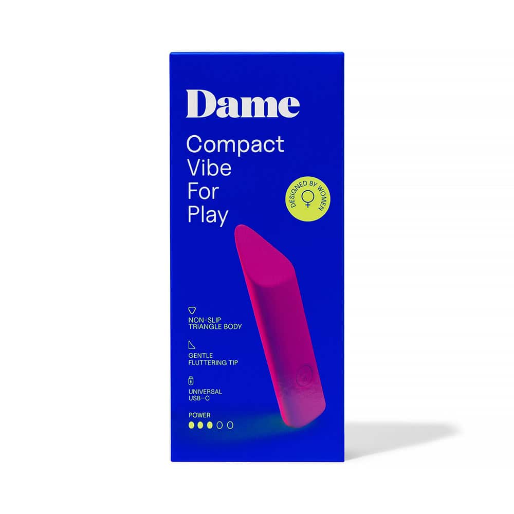 Buy a Dame Zig Lipstick Vibrator Pink vibrator.