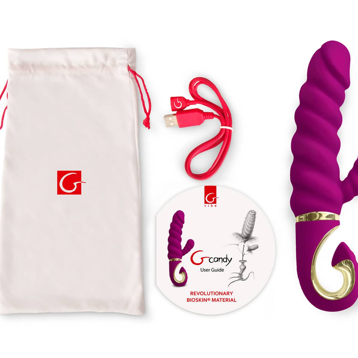 Buy a Gvibe Gcandy  Sweet Raspberry vibrator.