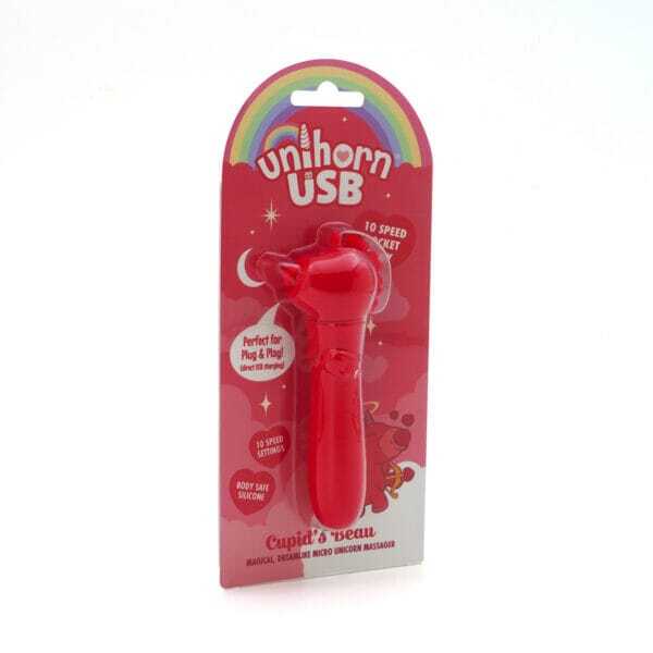 Buy a Unihorn USB Bullet Cupids Beau Light Red vibrator.