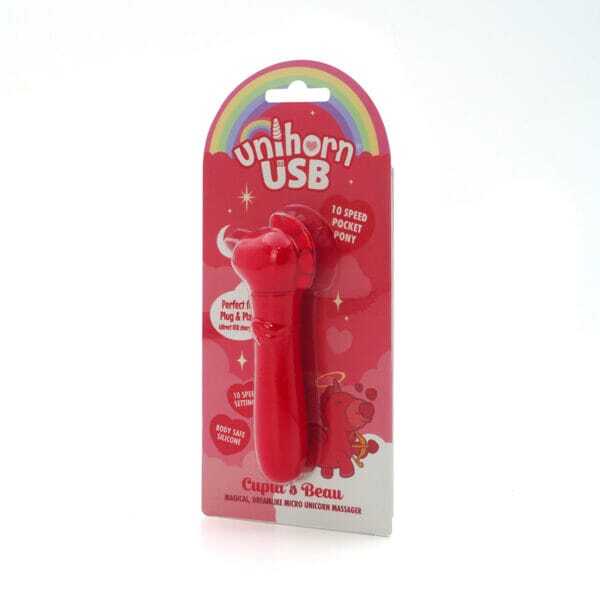 Buy a Unihorn USB Bullet Cupids Beau Light Red vibrator.