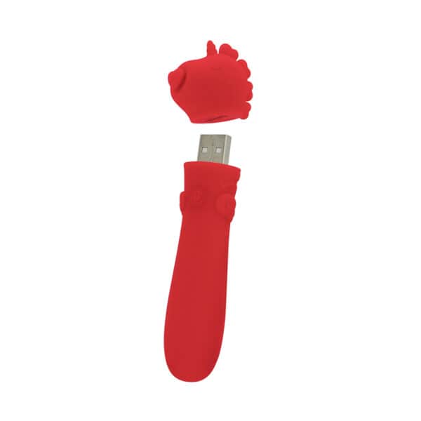 Buy a Unihorn USB Bullet Cupids Beau Light Red vibrator.