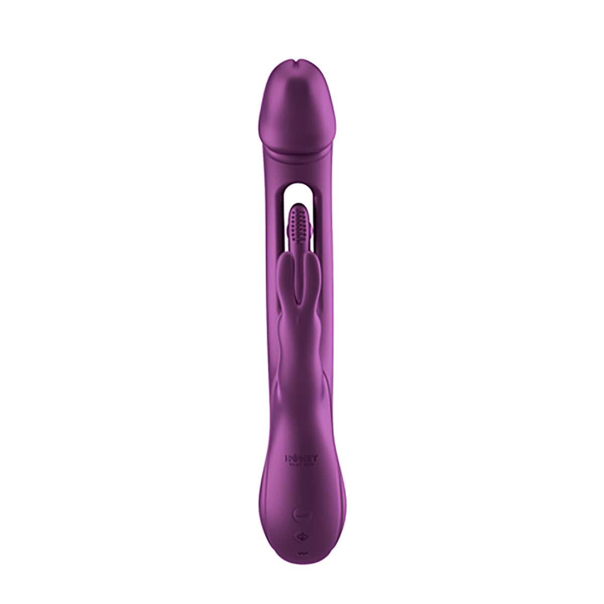 Buy a Honey Play Box Trilux Kinky Finger Rabbit Vibrator with Anal Beads Purple vibrator.