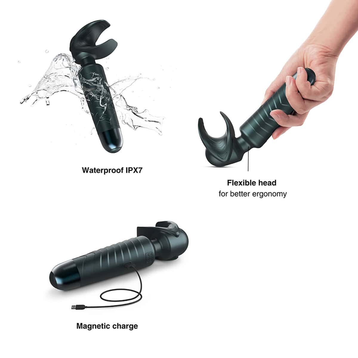 Buy a MAN WAN Man.Wand Evo 2in1 Wand Grey vibrator.