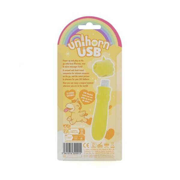 Buy a Unihorn USB Bullet Bean Blossom Yellow vibrator.