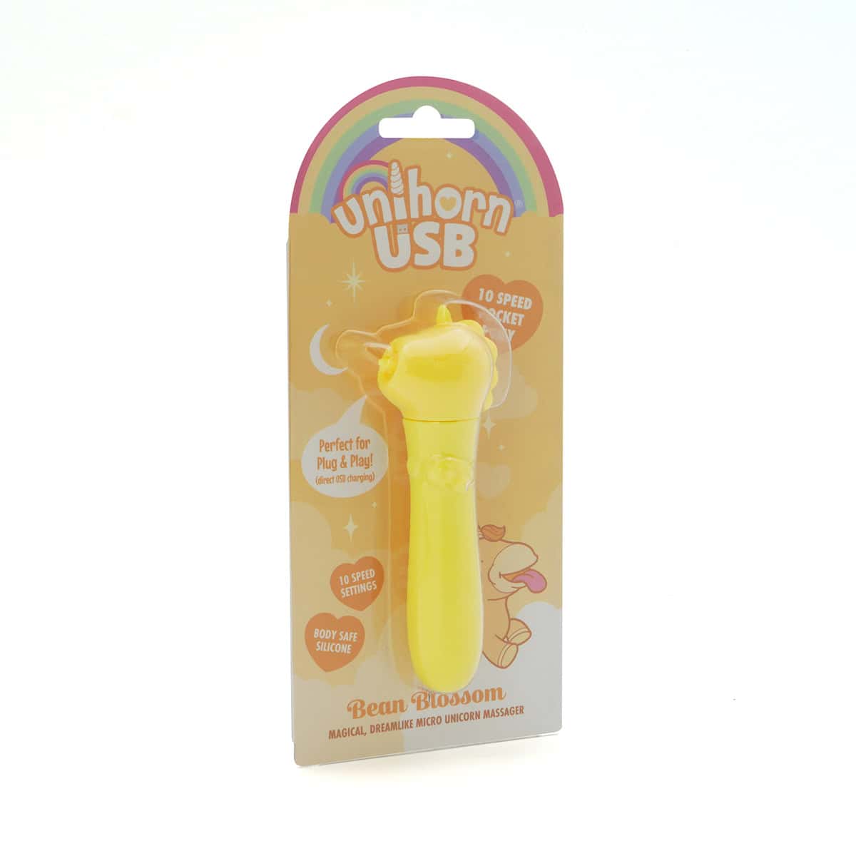 Buy a Unihorn USB Bullet Bean Blossom Yellow vibrator.