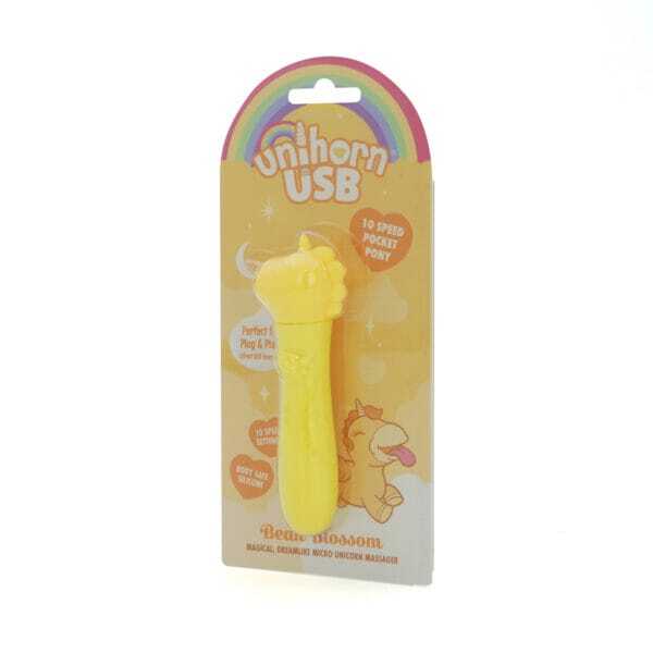 Buy a Unihorn USB Bullet Bean Blossom Yellow vibrator.