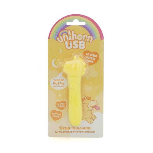 Buy a Unihorn USB Bullet Bean Blossom Yellow vibrator.