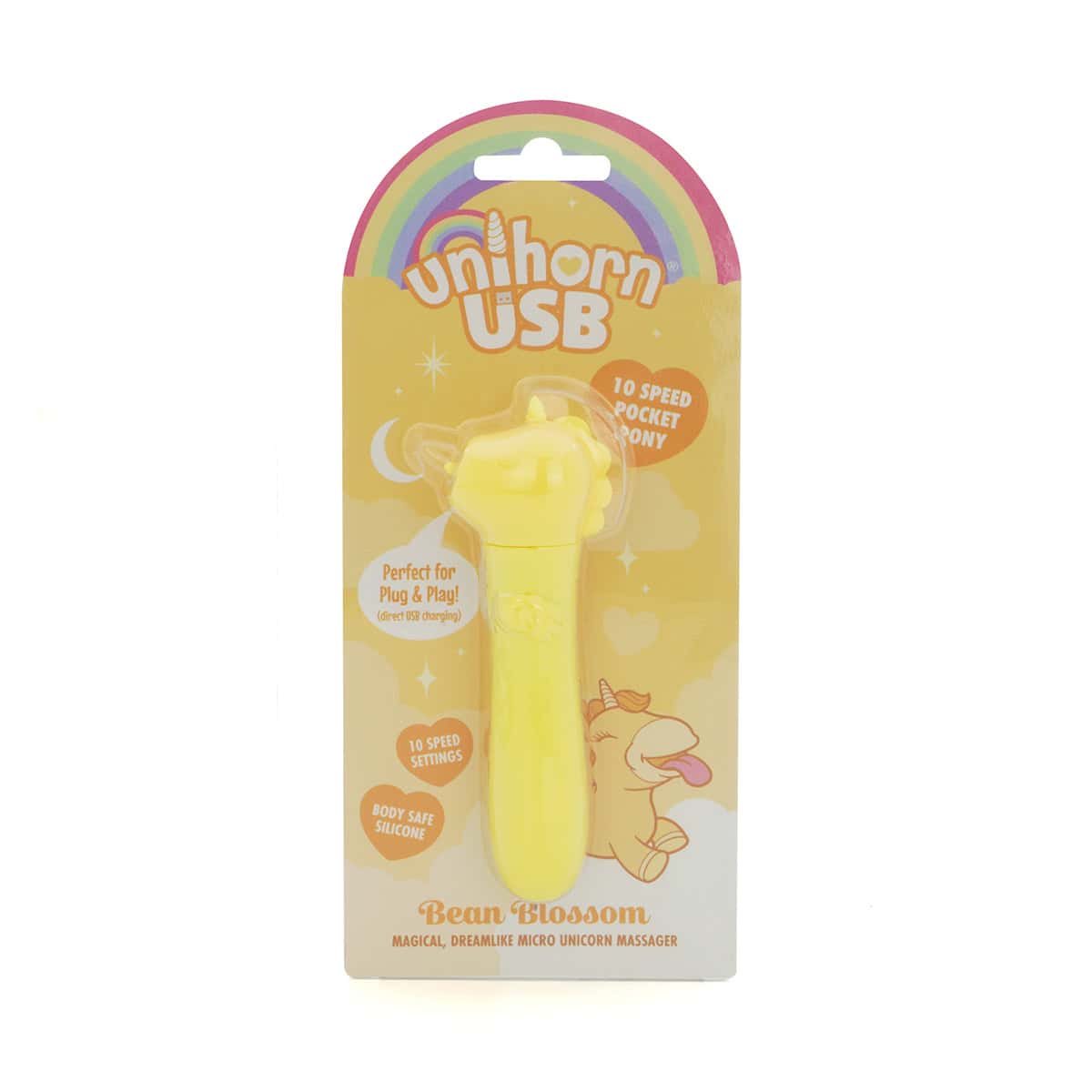 Buy a Unihorn USB Bullet Bean Blossom Yellow vibrator.