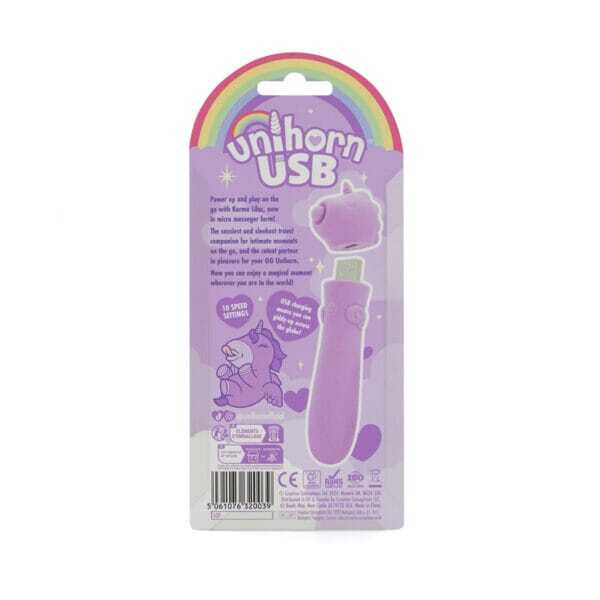 Buy a Unihorn USB Bullet Karma Lilac vibrator.