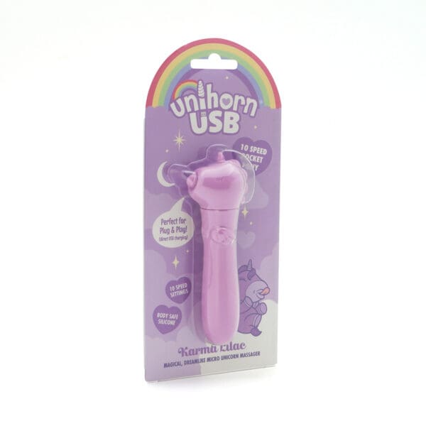 Buy a Unihorn USB Bullet Karma Lilac vibrator.