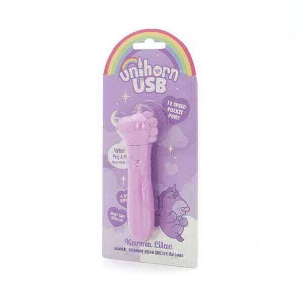 Buy a Unihorn USB Bullet Karma Lilac vibrator.