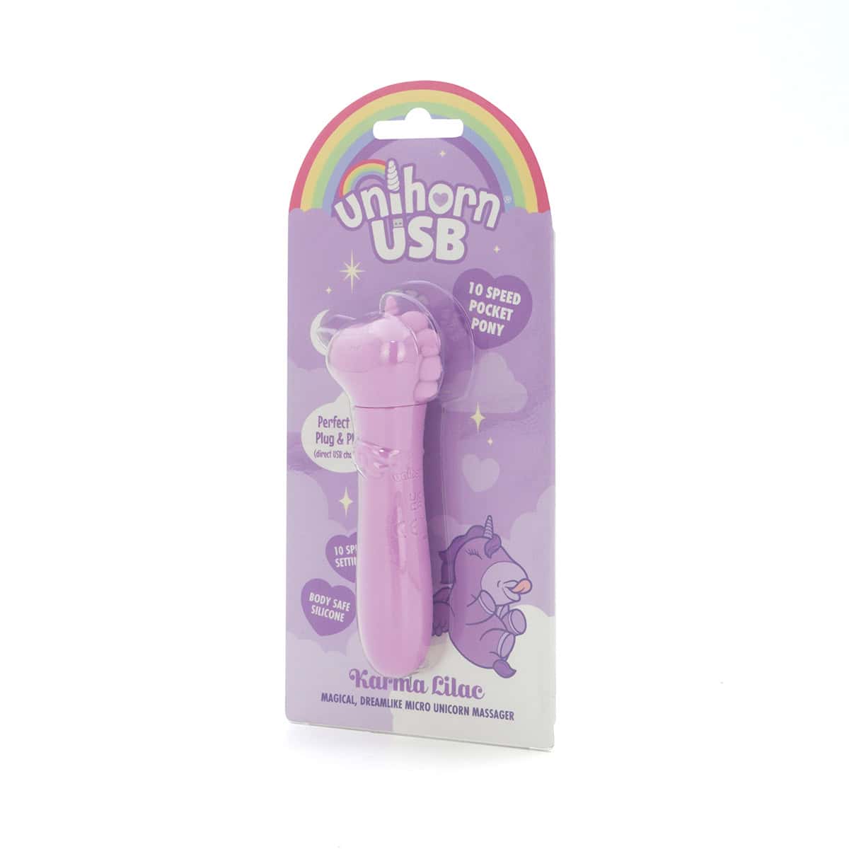 Buy a Unihorn USB Bullet Karma Lilac vibrator.