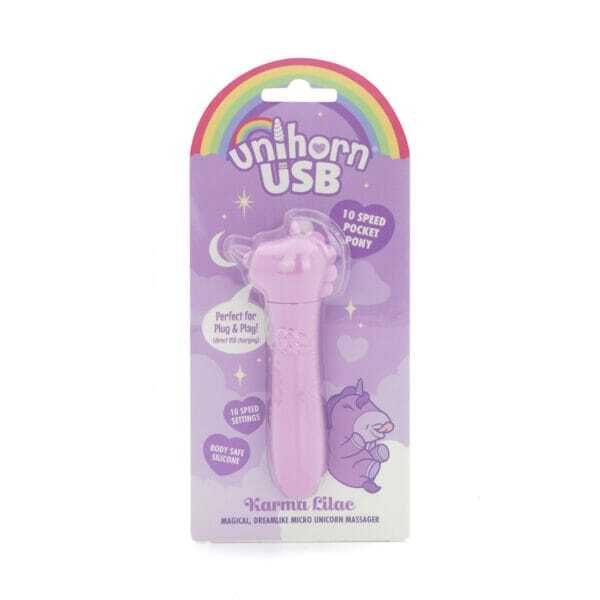 Buy a Unihorn USB Bullet Karma Lilac vibrator.