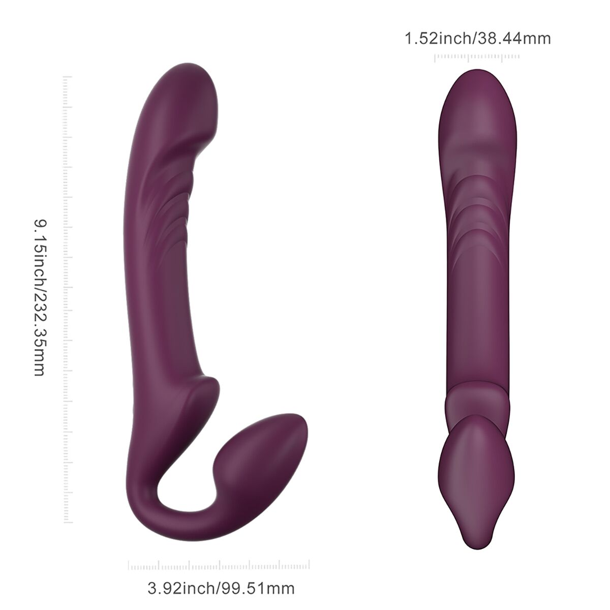 Buy a Honey Play Box Bliss Rotating Head Strapless StrapOn vibrator.