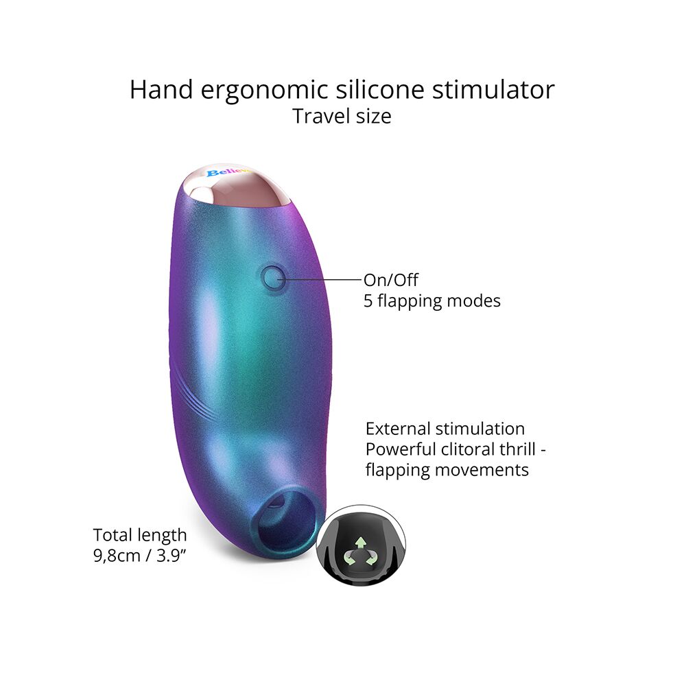 Buy a Love to Love Believer Iridescent Turquoise vibrator.