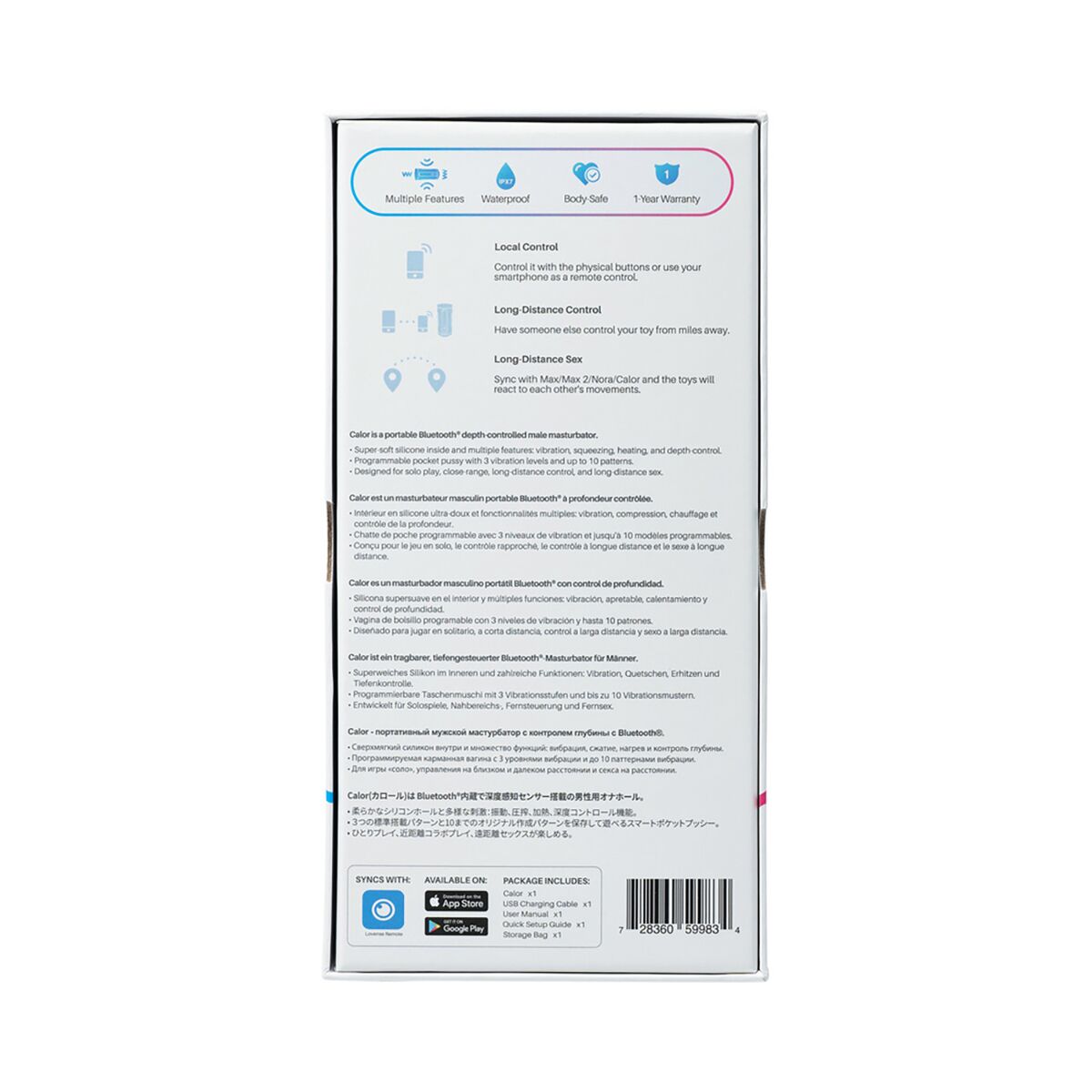 Buy a Lovense Calor Masturbator vibrator.