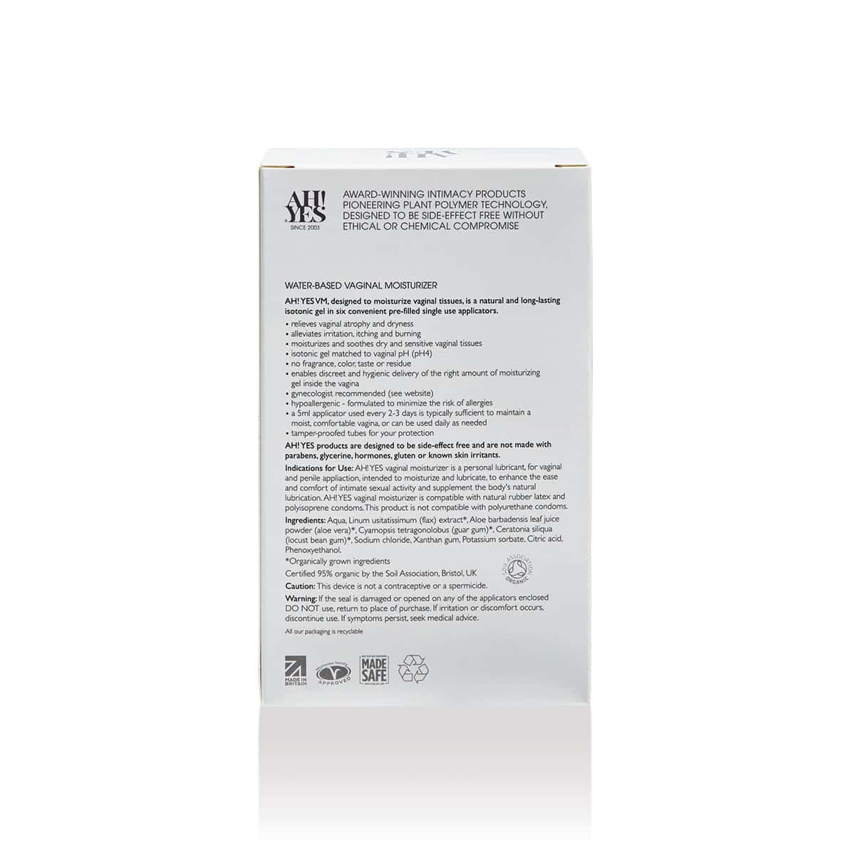 Buy and try AH! YES VM Vaginal Moisturizer .17oz 6pk water based lubricant by AH! YES for your next sexual encounter with her.