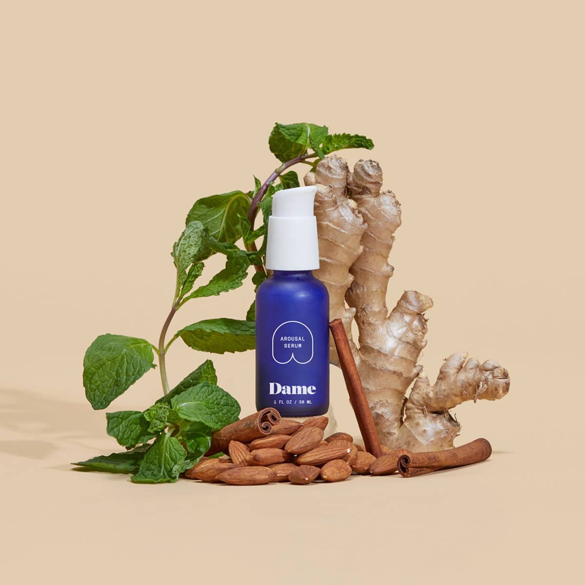 Buy and try Arousal Serum by Dame 1oz water based lubricant by Dame Products for your next sexual encounter with her.
