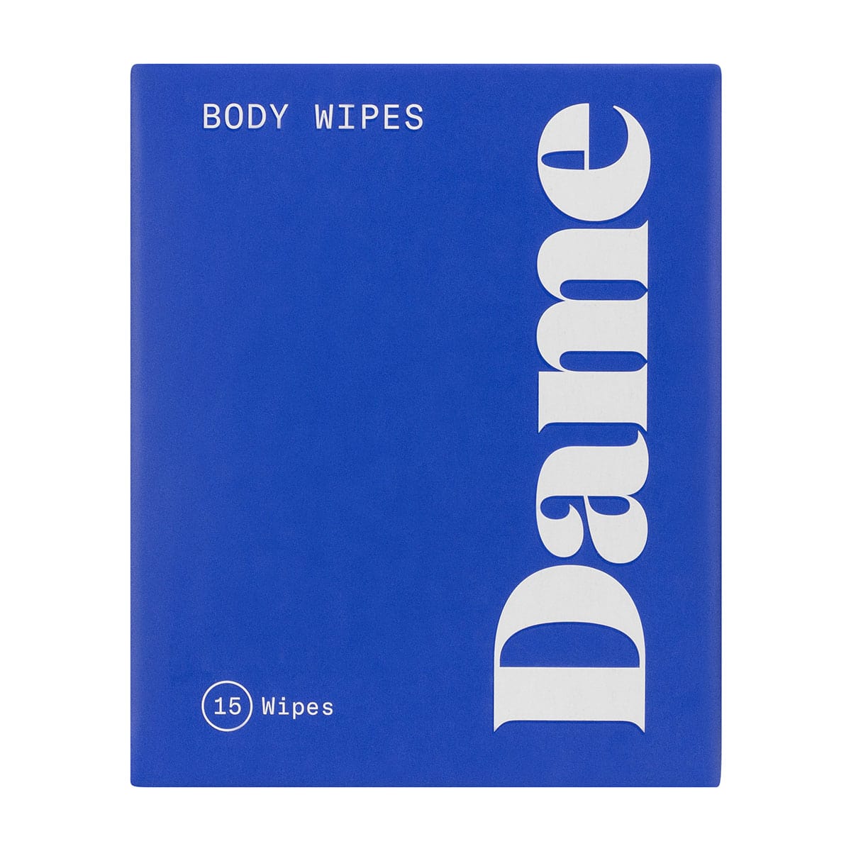 Body Wipes by Dame 15ct intimate cleansers and personal cleansing care by Dame Products.