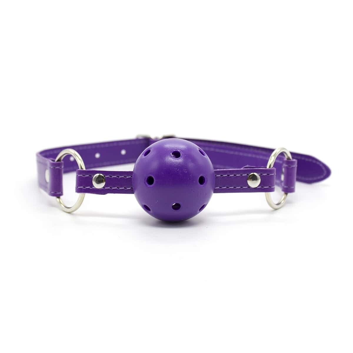 Try wearing this Everything Bondage 12pc Kit - Purple sexy mask made by Plesur at herVibrators.com now.
