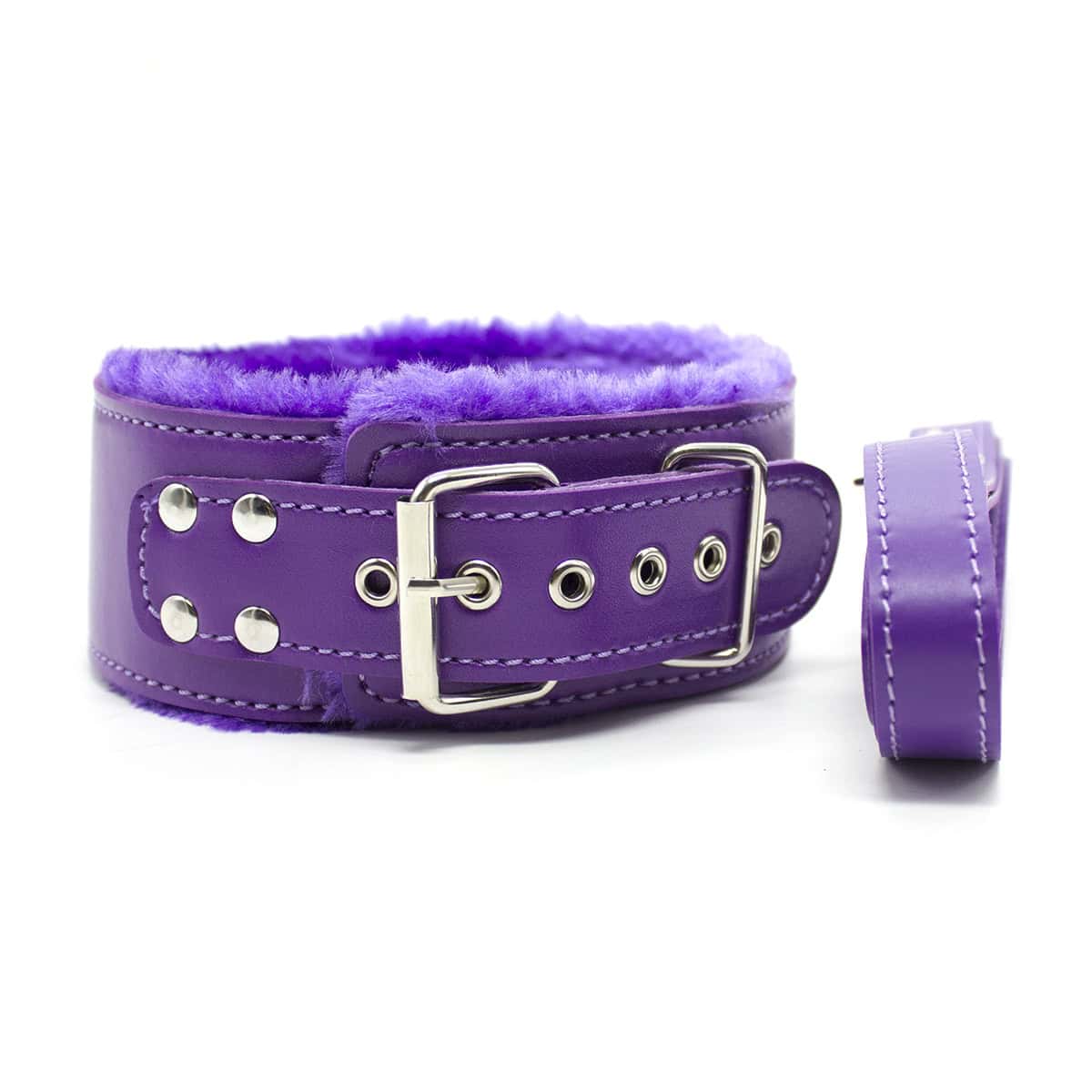 Try wearing this Everything Bondage 12pc Kit - Purple sexy mask made by Plesur at herVibrators.com now.