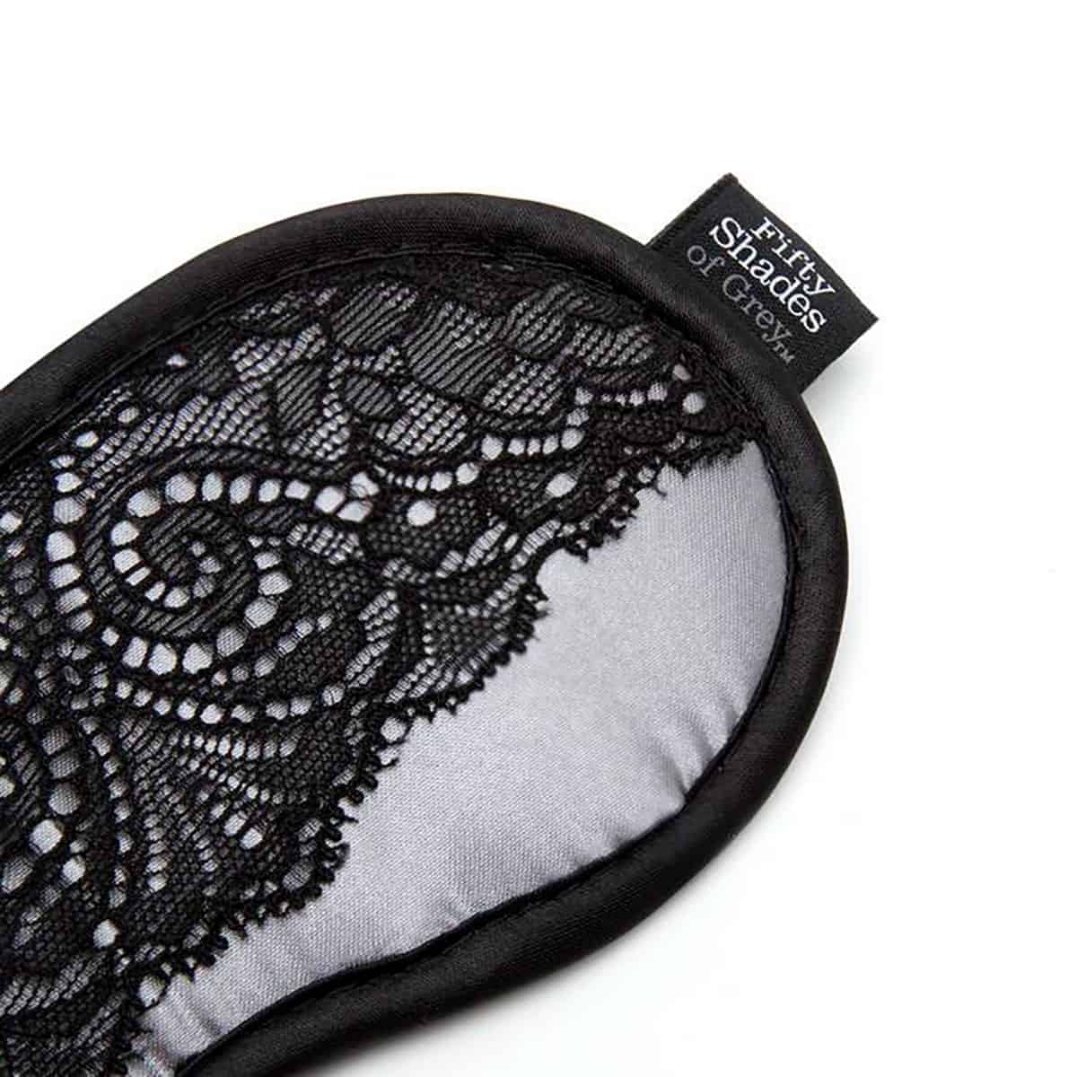 Try wearing this Fifty Shades - Play Nice Satin Blindfold sexy mask made by Fifty Shades of Grey at herVibrators.com now.