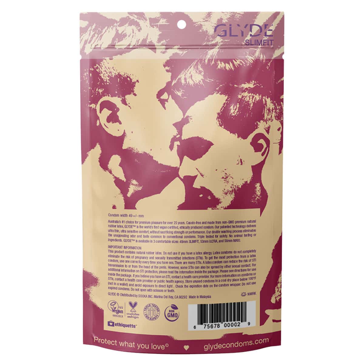 Best Glyde Slimfit Condoms 12pk her care Glyde condoms on sale at herVibrators.com.