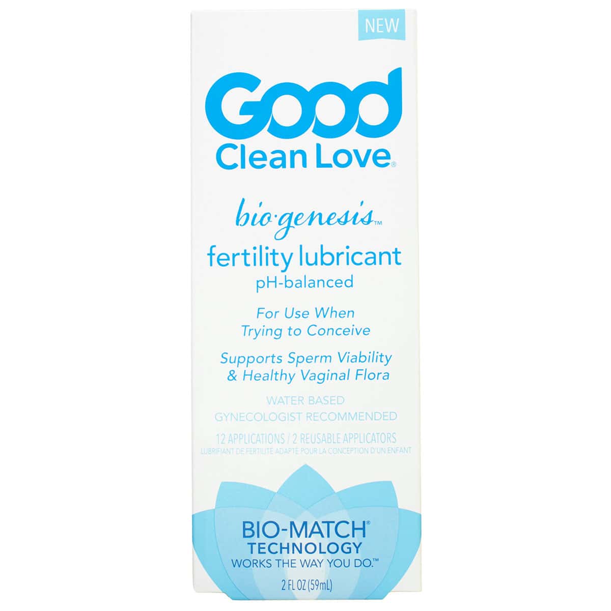 Buy and try Good Clean Love BioGenesis Fertility Lubricant 2oz water based lubricant by Good Clean Love for your next sexual encounter with her.
