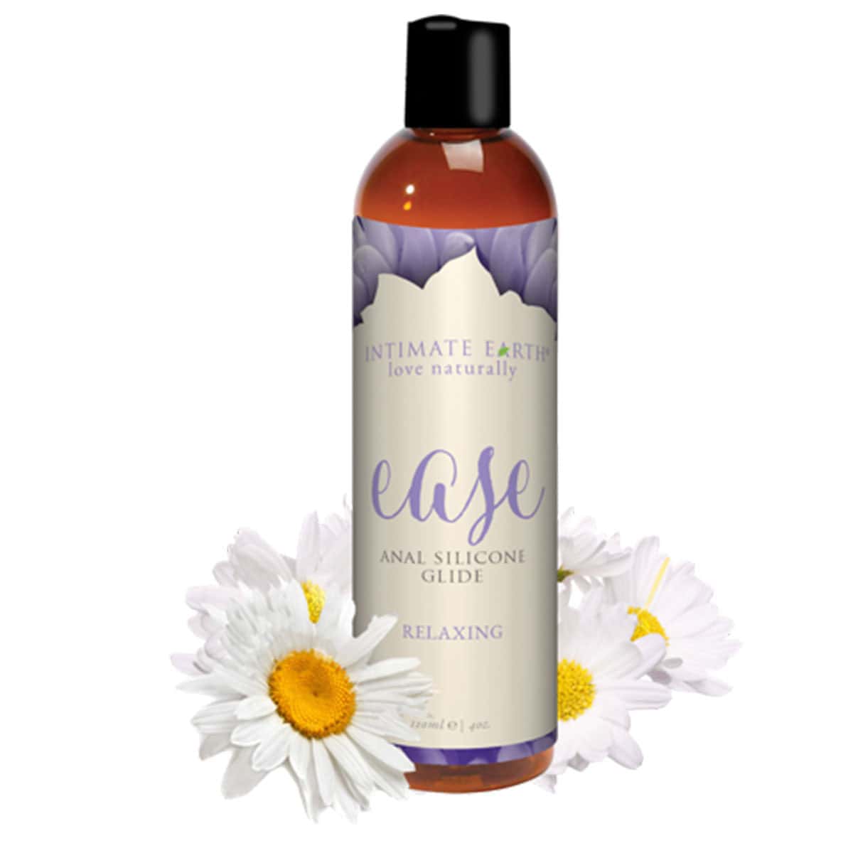 Best Intimate Earth Ease Anal Silicone Glide 4oz personal organic lubricant by Intimate Earth for sale at herVibrators.com.