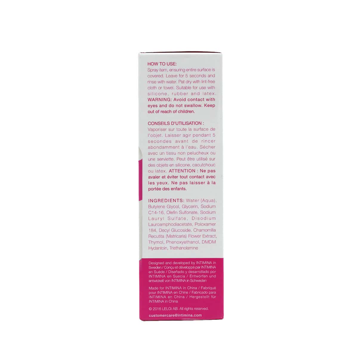 Best Intimina Accessory Cleaner 2.5oz sex toy cleaners by Intimina