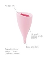 Try a Intimina Lily Cup Size A menstrual cup for your next period to see why some women claim this is the best menstrual cup!