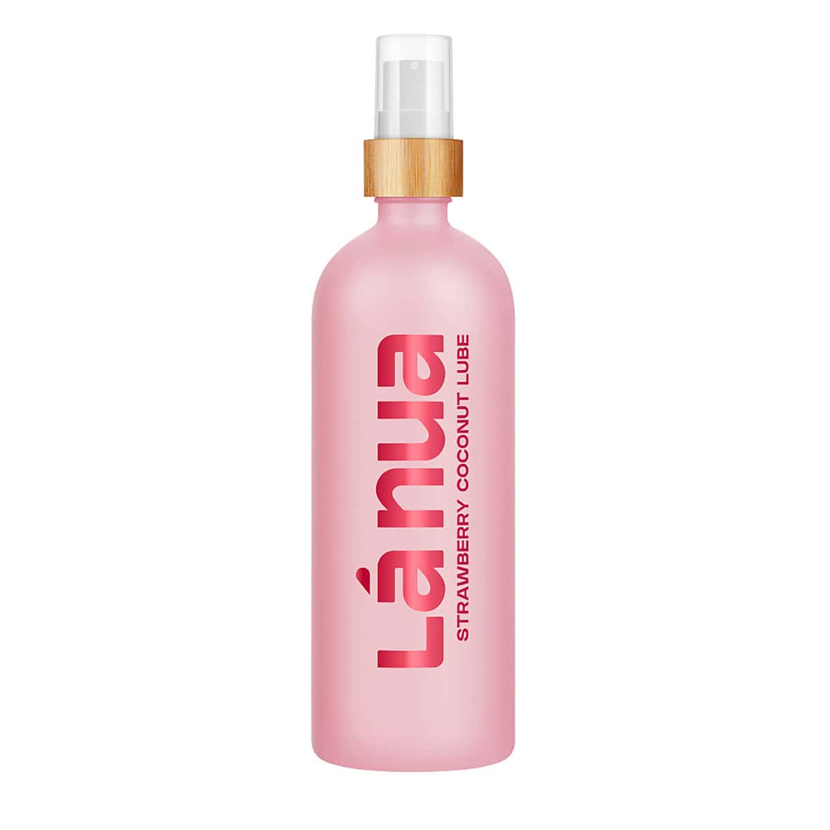 Buy and try La Nua Lubricant 200ml - Strawberry Coconut water based lubricant by La Nua for your next sexual encounter with her.