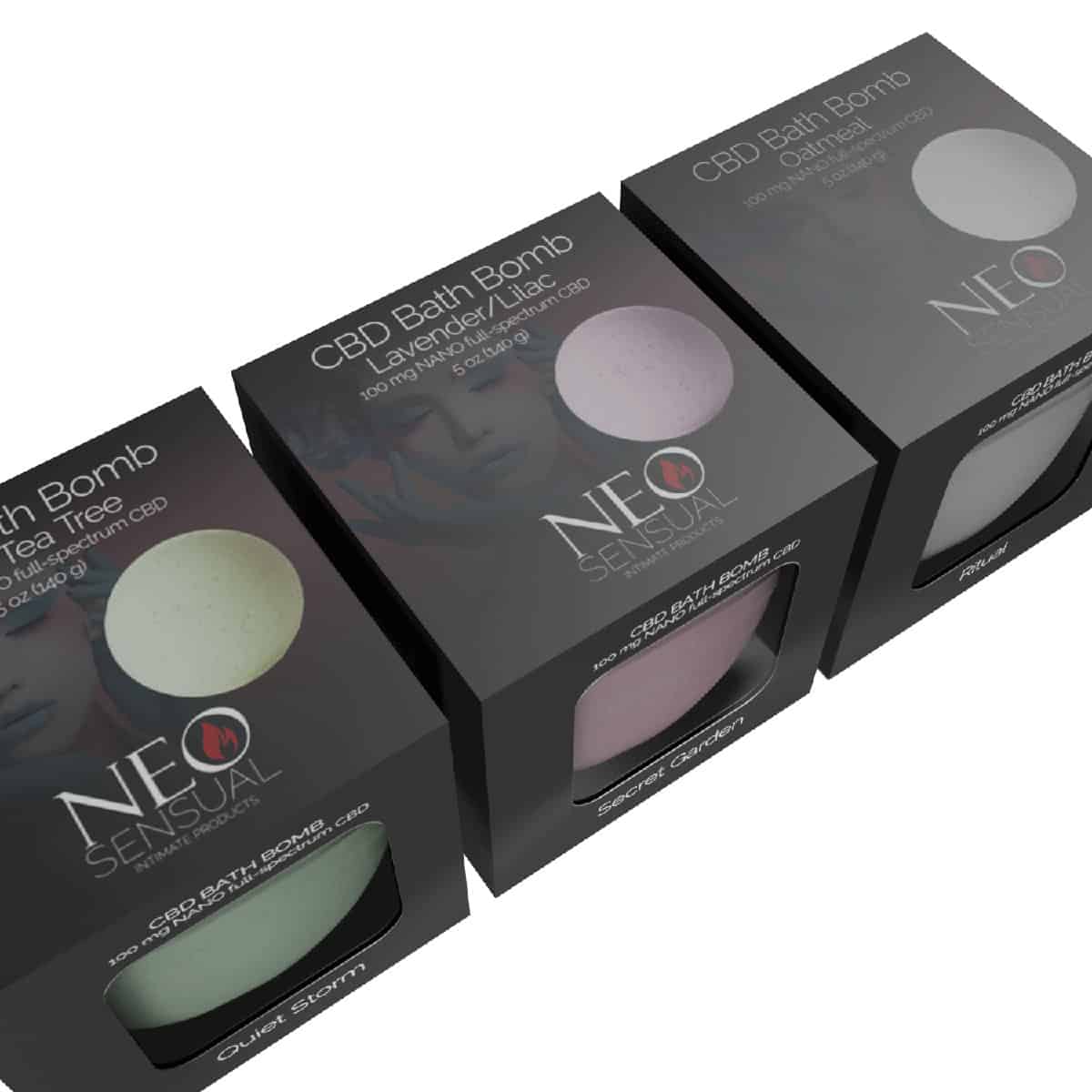 NEO Sensual CBD Bath Bomb - Quiet Storm intimate cleansers and personal cleansing care by NEO Sensual.
