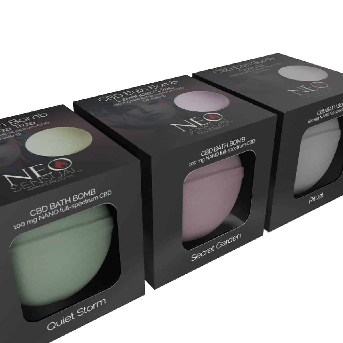 NEO Sensual CBD Bath Bomb - Quiet Storm intimate cleansers and personal cleansing care by NEO Sensual.