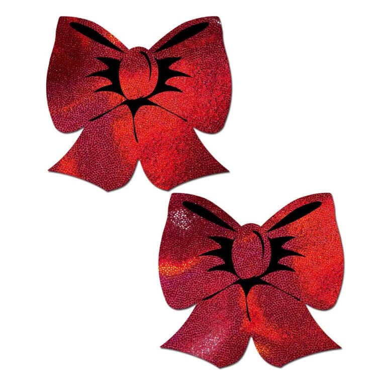 Wearing Pastease Red Bows nipples covers by Pastease can be fun and sexy!