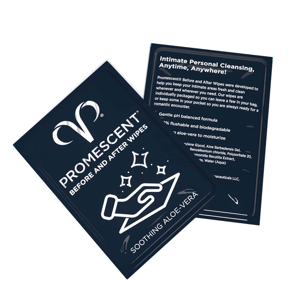 After Wipes 40ct intimate cleansers and personal cleansing care by Promescent.