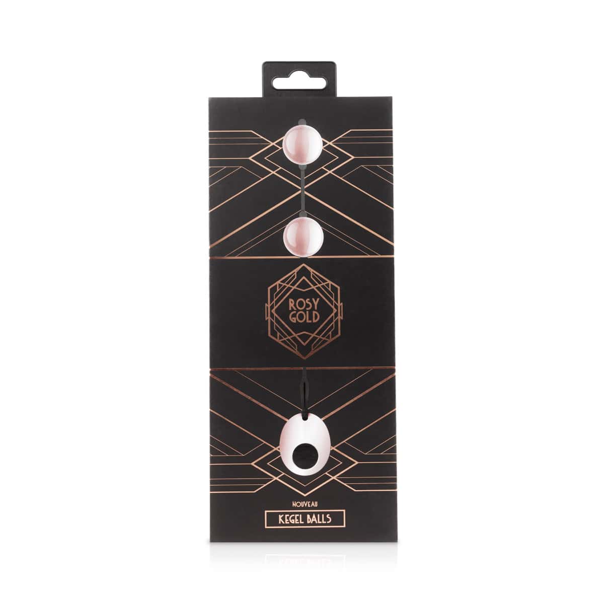 Buy Rosy Gold Nouveau Ben Wa Balls kegel exercise device for pelvic floor muscle strengthening.