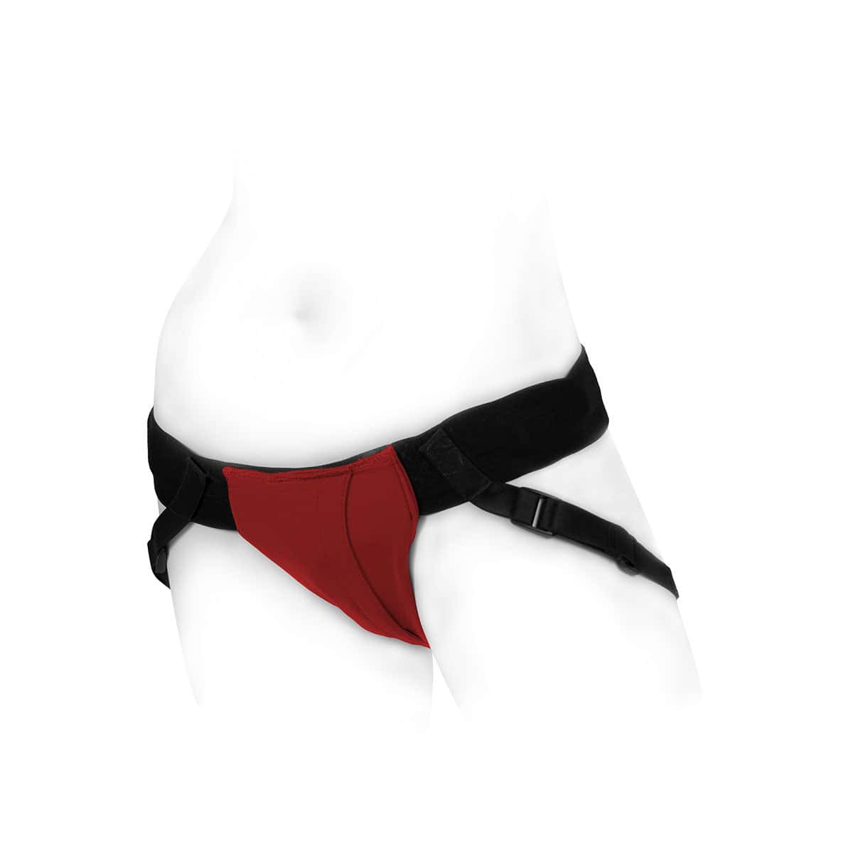Best SpareParts Joque Harness Red- Size A dildo panties made by SpareParts HardWear on sale at herVibrators.com