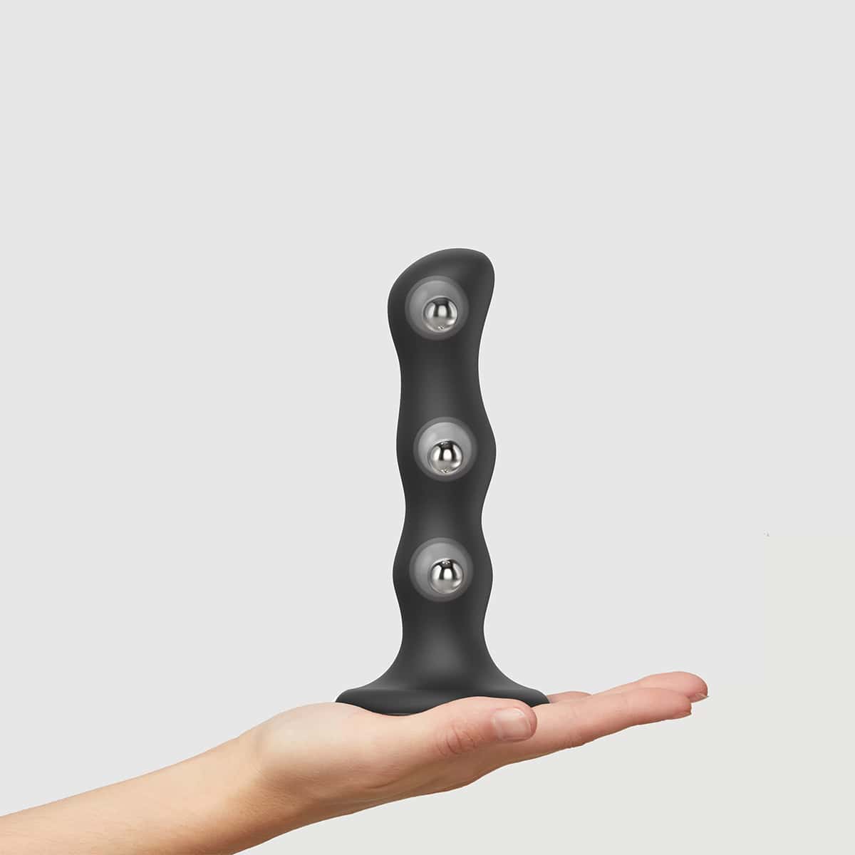 Strap On Me Geisha Ball Dil Medium Black dildo made by Strap-On-Me on sale at herVibrators.com