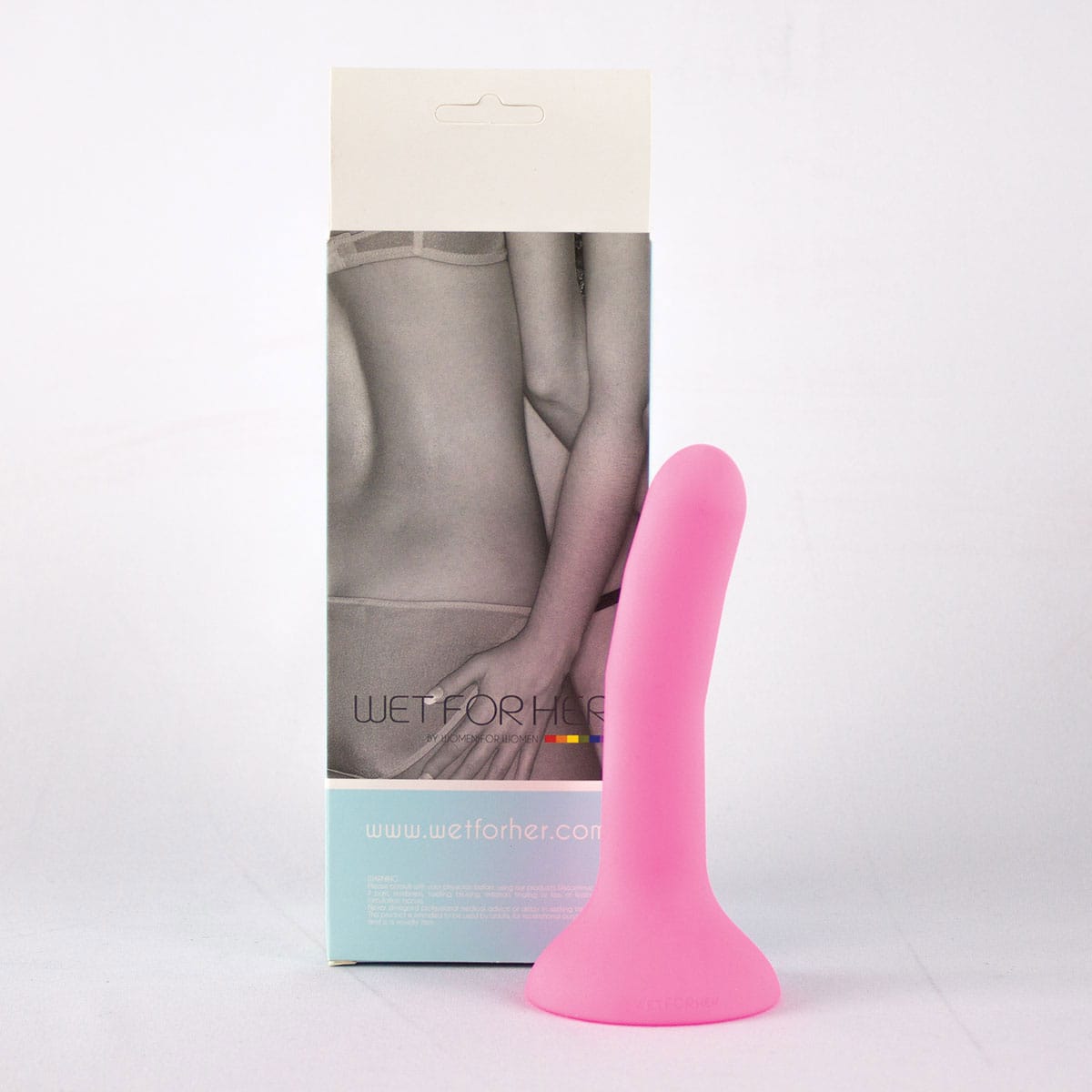 Wet for Her Five Jules Small Rose dildo made by Wet For Her on sale at herVibrators.com