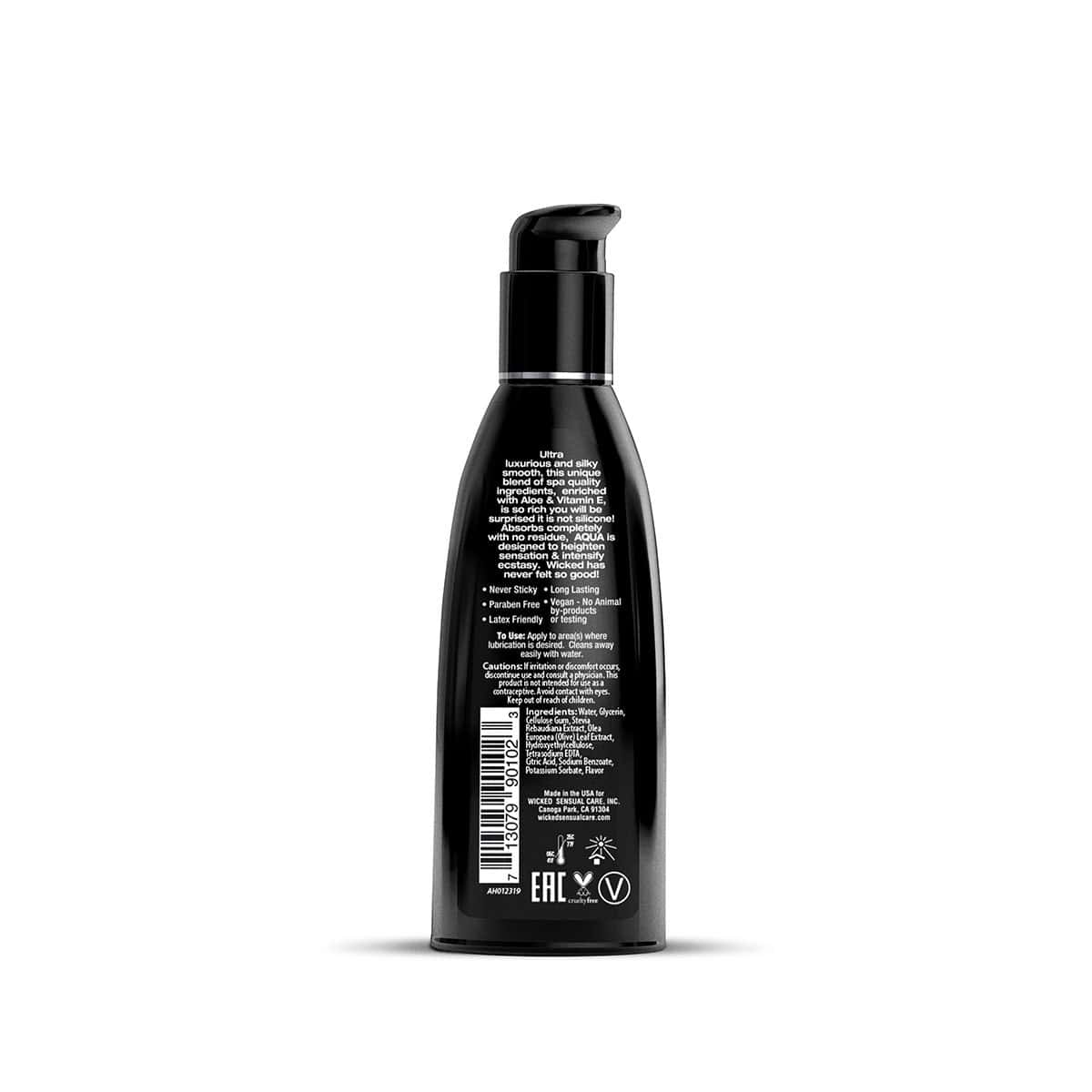 Buy and try Wicked Aqua 2oz water based lubricant by Wicked Sensual Care for your next sexual encounter with her.