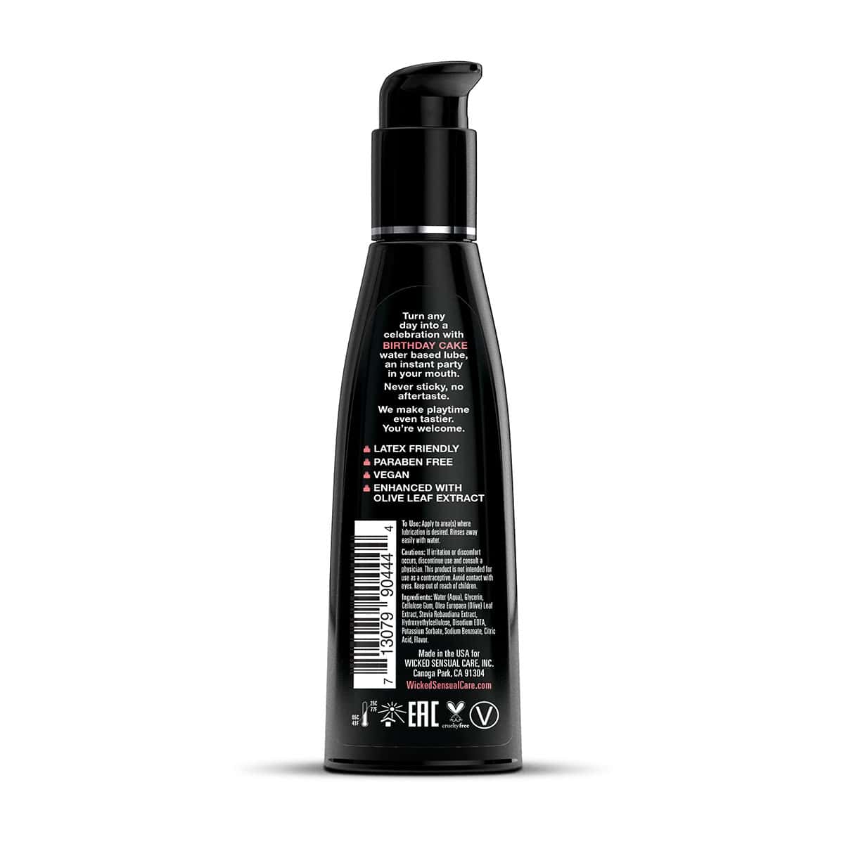 Buy and try Wicked Aqua Birthday Cake 4oz water based lubricant by Wicked Sensual Care for your next sexual encounter with her.