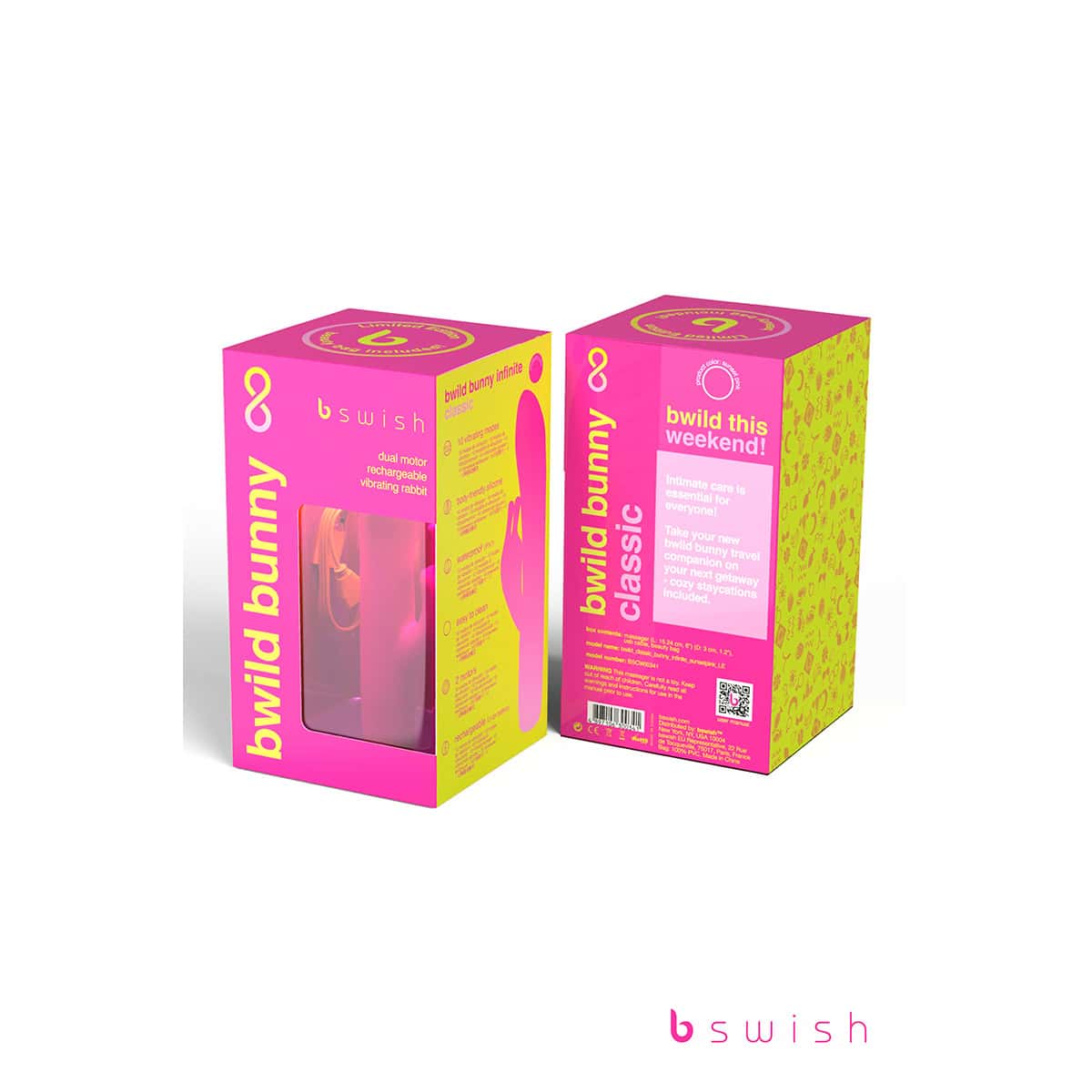 Buy a B Swish Limited Edition Bwild Infinite Bunny  Sunset Pink vibrator.