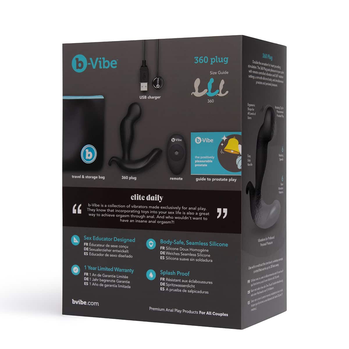 Buy a B-Vibe 360 Plug Black vibrator.